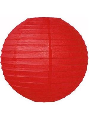 Dekoratif Çin Feneri – Kağıt Lamba - Kırmızı