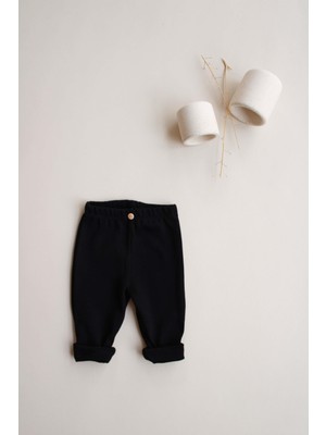 Siyah Penye Bebek Tayt