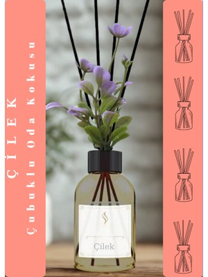 Koku Giderici Çubuklu Oda Banyo Tuvalet Kokusu Çilek Strawberry 50ML