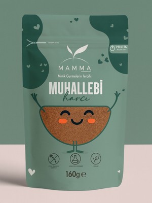 Mamma Emada Mamma Ek Gıda Keçiboynuzlu Muhallebi Harcı 160 gram 6-9 Ay Bebekler İçin Tahıllı