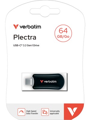 Verbatim 64GB Plectra Usb-C Siyah USB Bellek (30224)