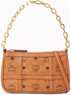 Mcm Visetos Mini Aren Çapraz Çanta, Monogram Kanvas