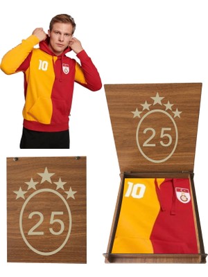 Galatasaray Orijinal Metin Oktay Sweatshirt Hediyelik Ahşap Kutulu