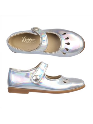 Melissa-Özel Gün Gümüş Vegan Kız Çocuk Babet