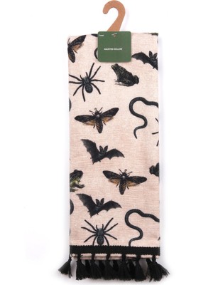 %100 Pamuk Özel Seri 40X65 Halloween Püsküllü El Havlusu Hediye Havlu