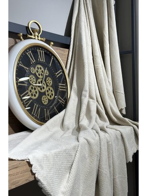 Elegance Pelüş Kaymaz Tabanlı Koltuk Örtüsü 170X215 cm Bej