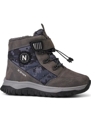 Erkek Çocuk Bot Içi Kürklü Kaymaz Taban Suya Dayanıklı Bot