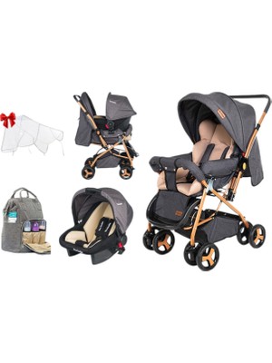 Ünal Travel Sistem Bebek Arabası Taşıma Puseti ve Anne Bebek Bakım Çantası