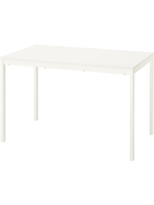 Açılır Yemek Masası, Beyaz, 4-6 Kişilik, 120/180X74 cm