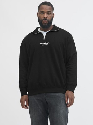 Jack Jones Jjesoho Sweat Quarter Zıp Hn Noos Pls Sweat 12279519