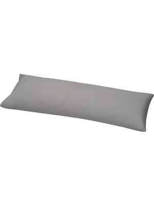 Sarılma Yastığı Kılıfı, Açık Gri, 40X140 cm