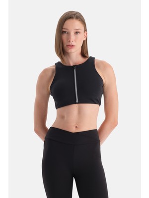 Kadın Önden Fermuarlı Sporcu Sütyeni