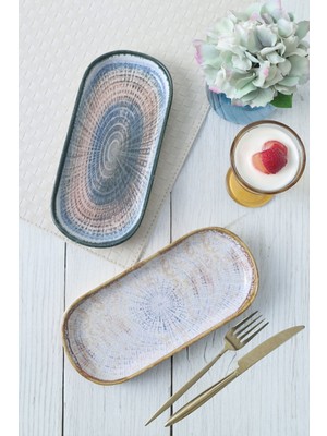 Keramika Hydra Noyan Kayık Tabak 26 cm 2 Adet 21279-87