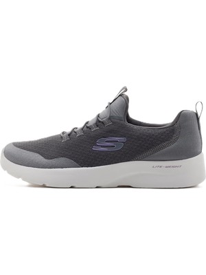 Skechers Dynamight 2.0 Real Smooth Memory Foam Womens Sneaker Hafızalı Taban Lastik Bağcıklı Kadın Günlük Ayakkabı Gri