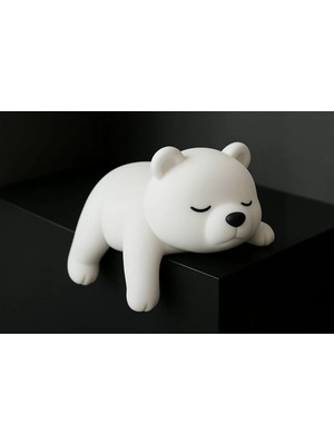 SH Hobi Sevimli Uyuyan Ayı Araba Dikiz Aynası Süsü Torpido Aksesuar - Araç Içi Aksesuar Süsü - Mutfak Süsü Torpido Süsü Ayı