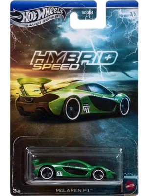 Hot Wheels Hybrid Speed Mclaren P1 Diecast Model Metal Gövde ile Gerçekçi Detaylar