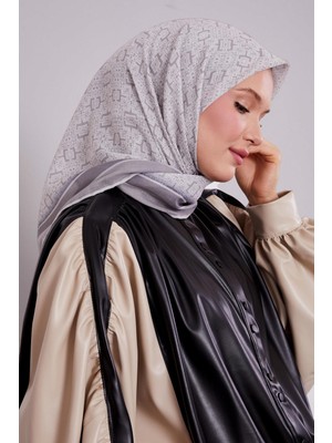 Vizon Puzzle Desen Soft Eşarp