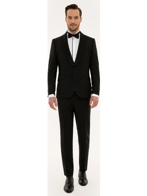 Pierre Cardin Erkek Siyah Damatlık Smokin 50224030-VR046