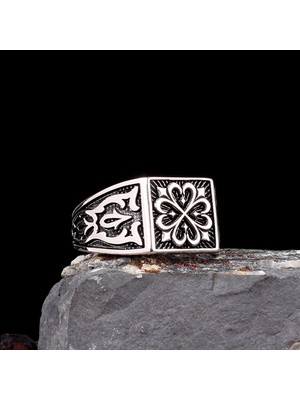 925 Ayar Gümüş Desen Model Erkek Yüzük