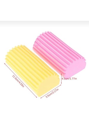 2 Adet Çok Amaçlı Nemli Sünger, Pva Temizlik Süngeri, Toz Alma Süngeri, Silgi Sünger