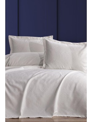 Aren 3 Parça Çift Kişilik Pike Takımı 240X260 Krem