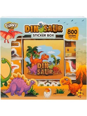 Aden Oyuncak Dinozor Sticker Seti 802 Parça ADN-3437