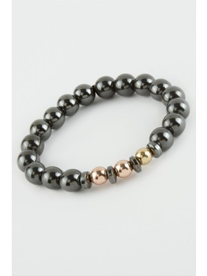 Zengezur Hematit Doğaltaşlı Bileklik-Roz