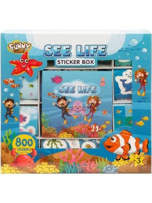 Aden Oyuncak Deniz Yaşamı Sticker Seti 802 Parça ADN-3420