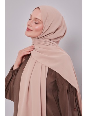 Nude Düz Trend Şal