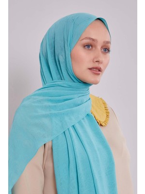 Yeşil Frozen Krep Şal