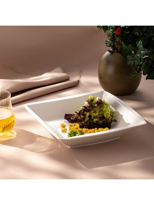 Emsan Pamukkale Kare Çukur Tabak  25 cm