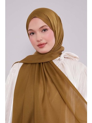 Çimen Yeşili Düz Premium Abiye Şal