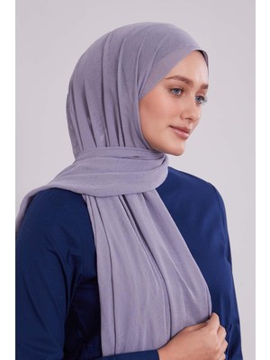 Gri Frozen Krep Şal