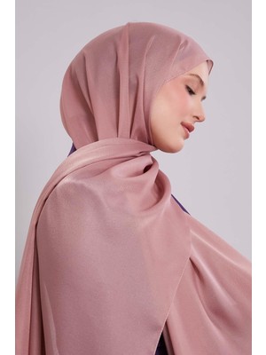 Leylak Düz Premium Abiye Şal