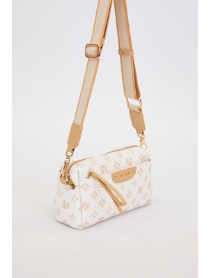 Sarı Çizgi Kuşaklı Omuz Çantası