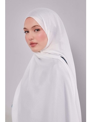 Ekru Düz Premium Abiye Şal