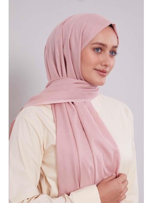 Pembe Düz Tensel Şal
