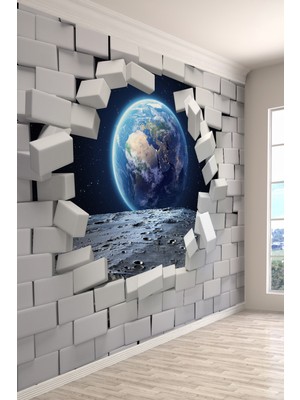 Uzay Penceresi – Duvarı Kırıp Dünyaya Açılan Duvar Kağıdı