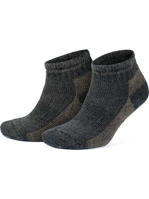 Alpaka Yünlü Tam Havlulu Kalın Termal Bilek Boy Çorap 6007