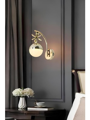 Rose1 Gold 3 Renk Modern Sarkıt LED Aplik