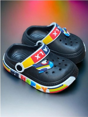 Kız Çocuk Beyaz Crox Terlik Unicornlu