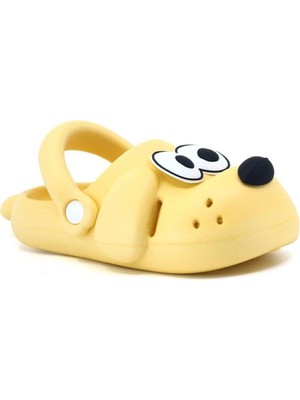 Unisex Çocuk Doggy Camgöz Bahçe Plaj Havuz Günlük Lux Eva Sandalet Terlik