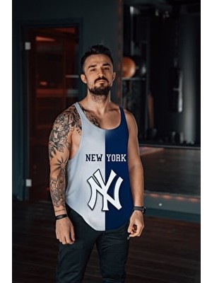 Newyork Gym Fitness Tank Top Sporcu Atleti