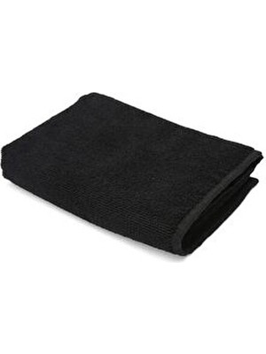 3'lü Siyah Mikrofiber Kuaför Spor Havlusu 50 x 90 cm Leke ve Saç Boyası Tutmayan Ek Özellikler