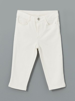 Lc Waikiki Yeni Sezon Beli Ayarlanabilir Lastikli Kız Çocuk Kapri