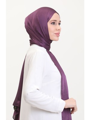Jan Jan Şifon Şal 70239-16 Mor