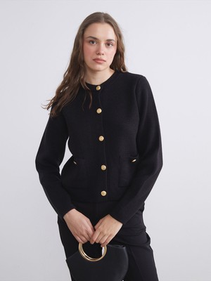 Lc Waikiki Yeni Sezon Bisiklet Yaka Kadın Triko Hırka