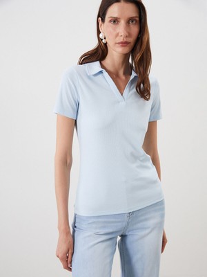 Lc Waikiki Yeni Sezon Polo Yaka Kadın Tişört