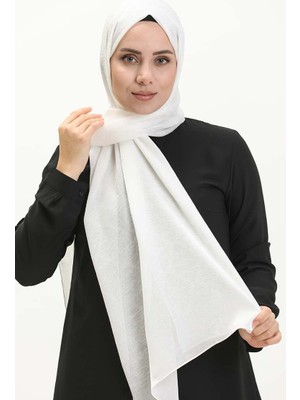 Etnik Desenli Şal 70225-04 Ekru