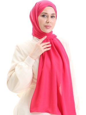 Pamuklu Soft Şal 70283-27 Fuşya